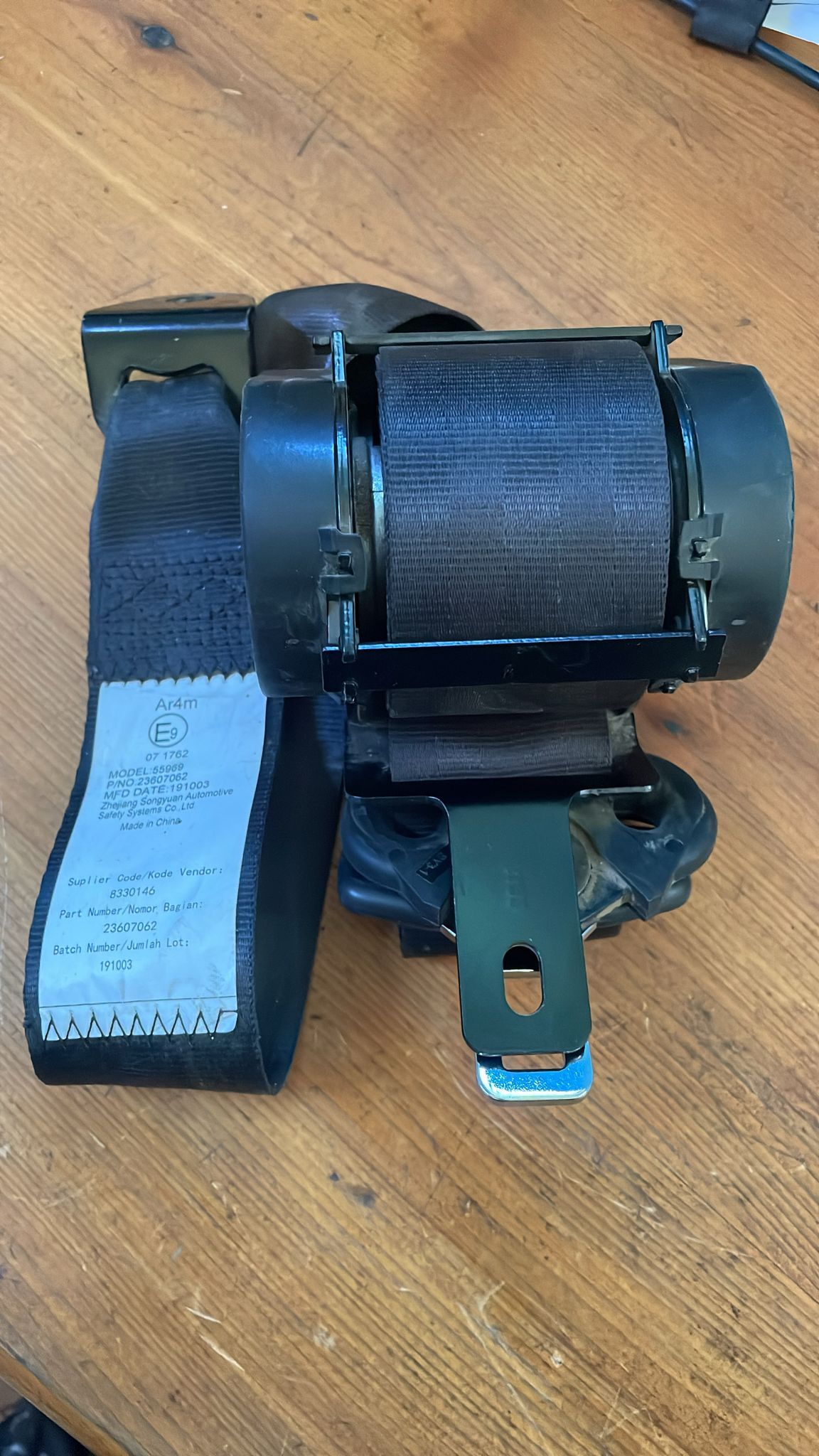 CINTURON DERECHO 3RA FILA Chevrolet Captiva 2021