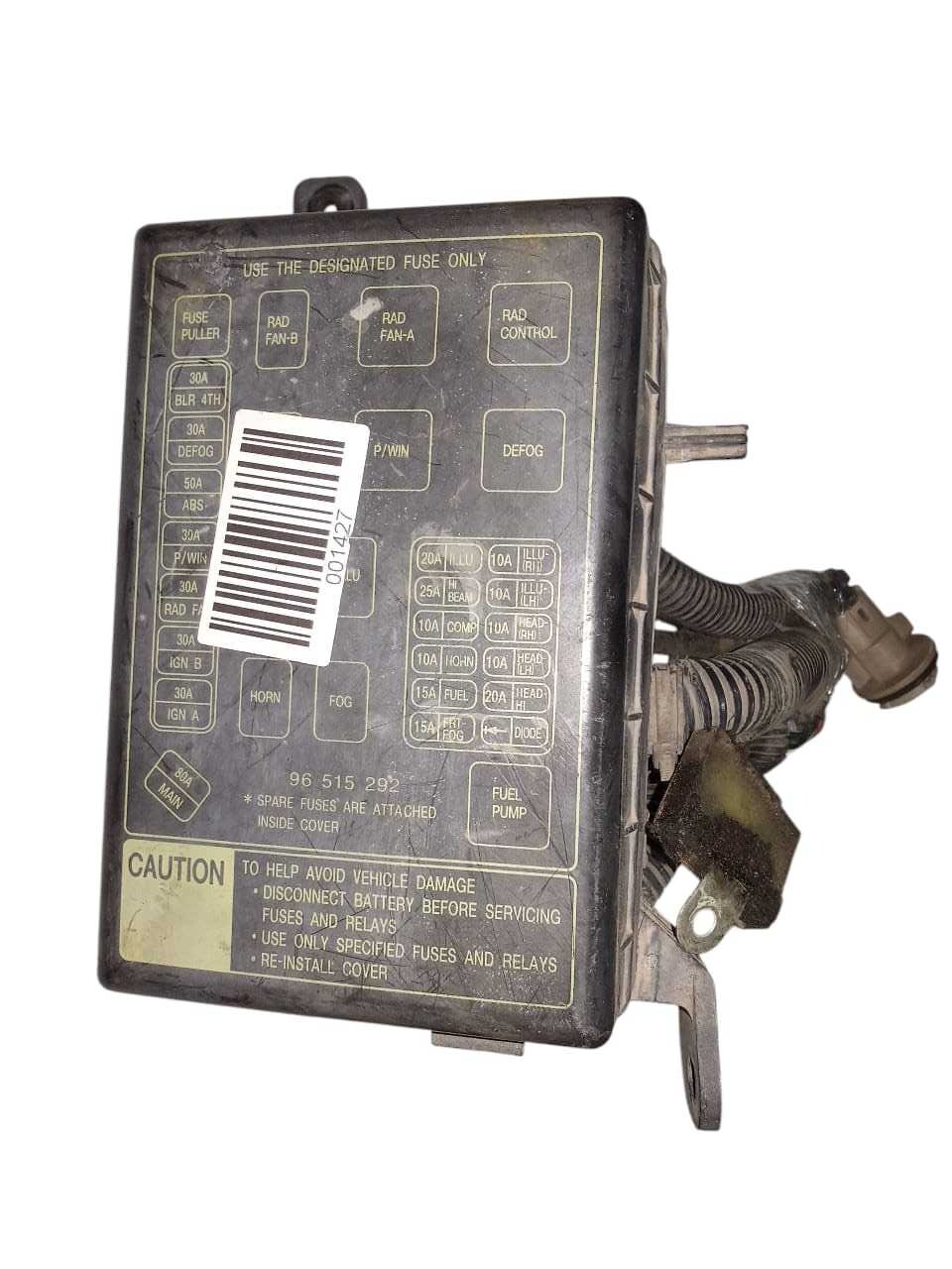 CAJA DE FUSIBLES Daewoo Lanos 2003