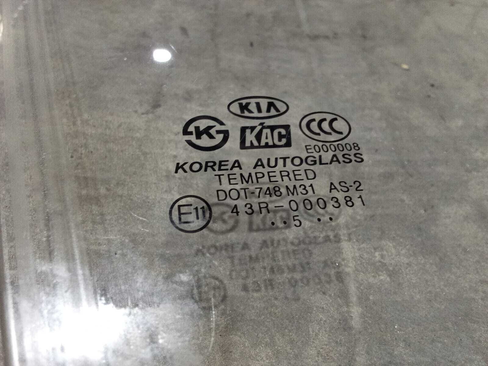VIDRIO PUERTA DELANTERA DERECHA Kia RIO JB 2007