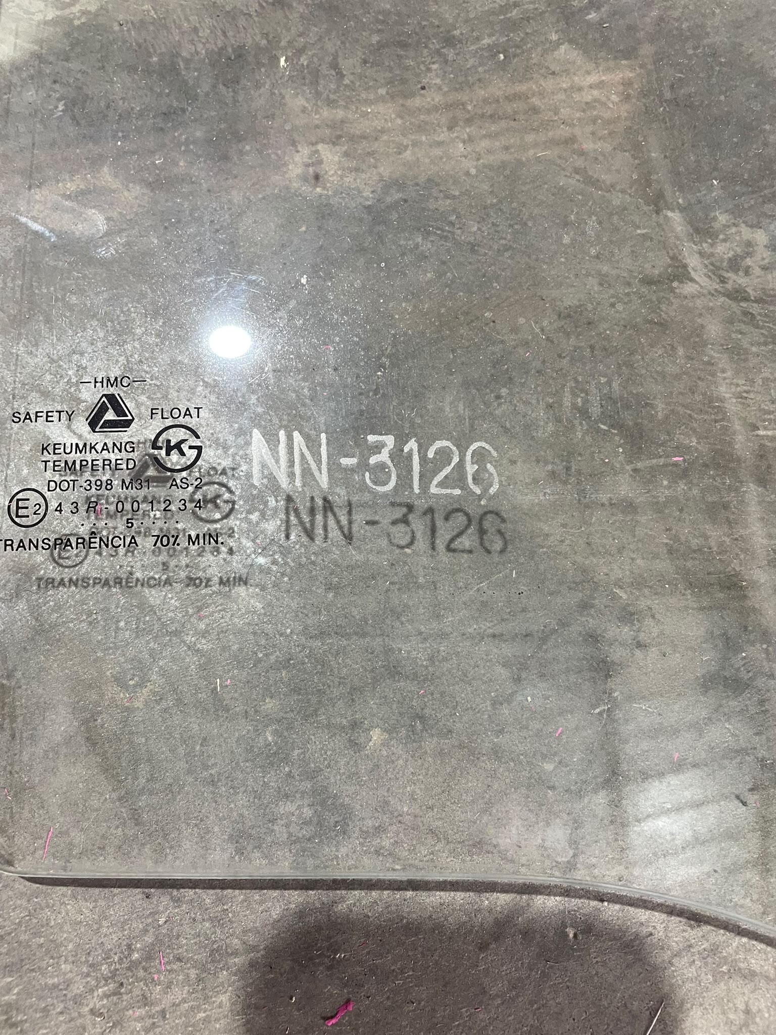 VIDRIO TRASERO DERECHO Hyundai Accent 1996
