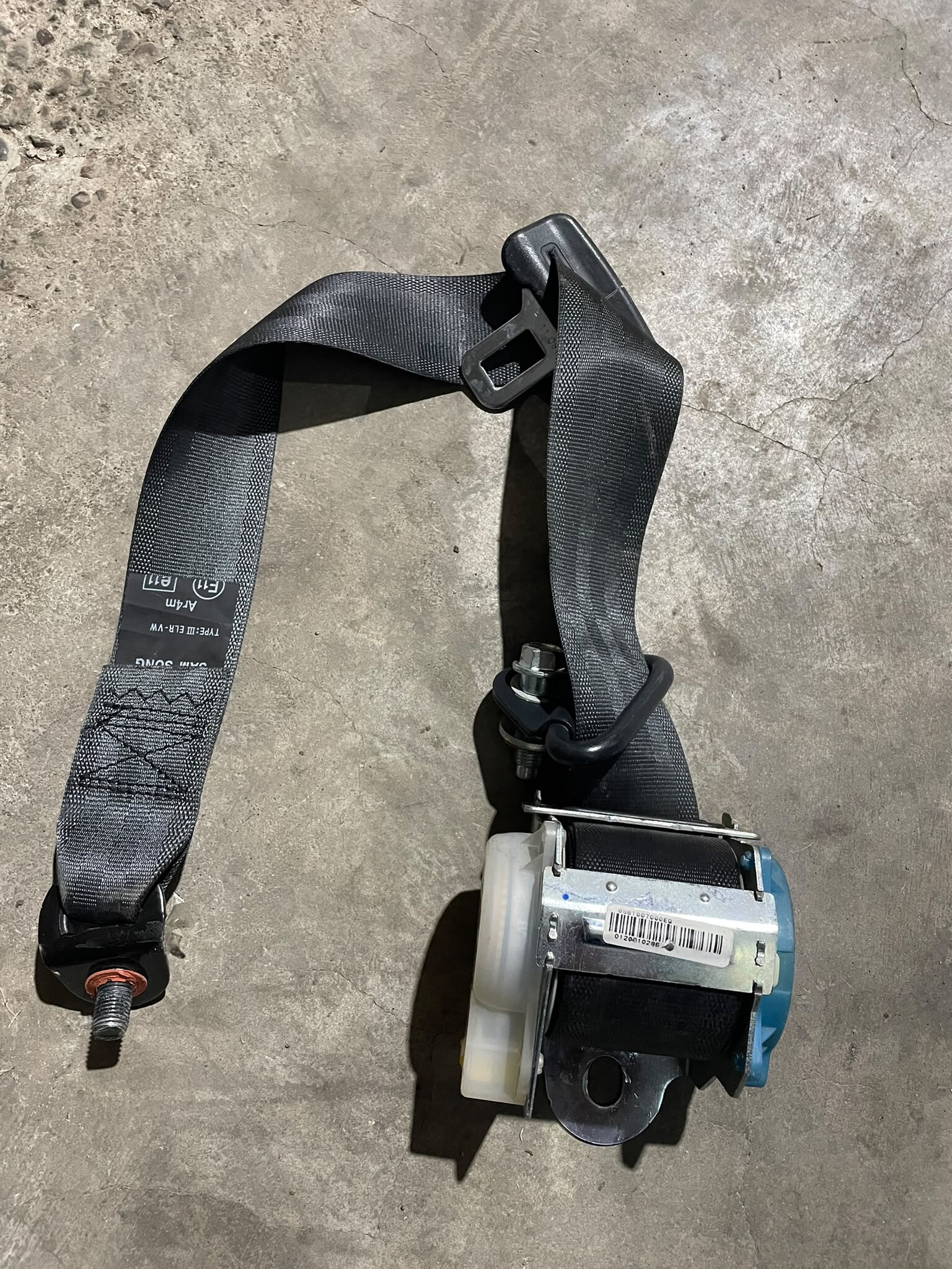 CINTURON TRASERO DERECHO Kia MORNING EX11 2011
